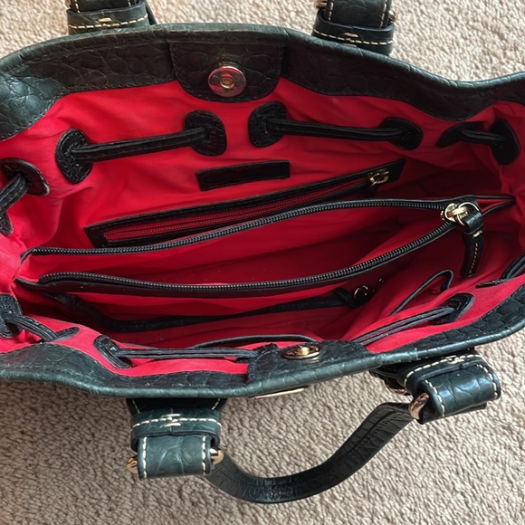 Dooney & Bourke Chiara black leather tote - Picture 5 of 8